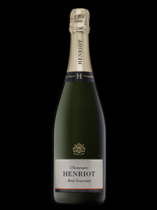 CHAMPAGNE HENRIOT BRUT SOUVERAIN , prix ttc btle de 75cl 